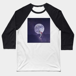 Purple moon Baseball T-Shirt